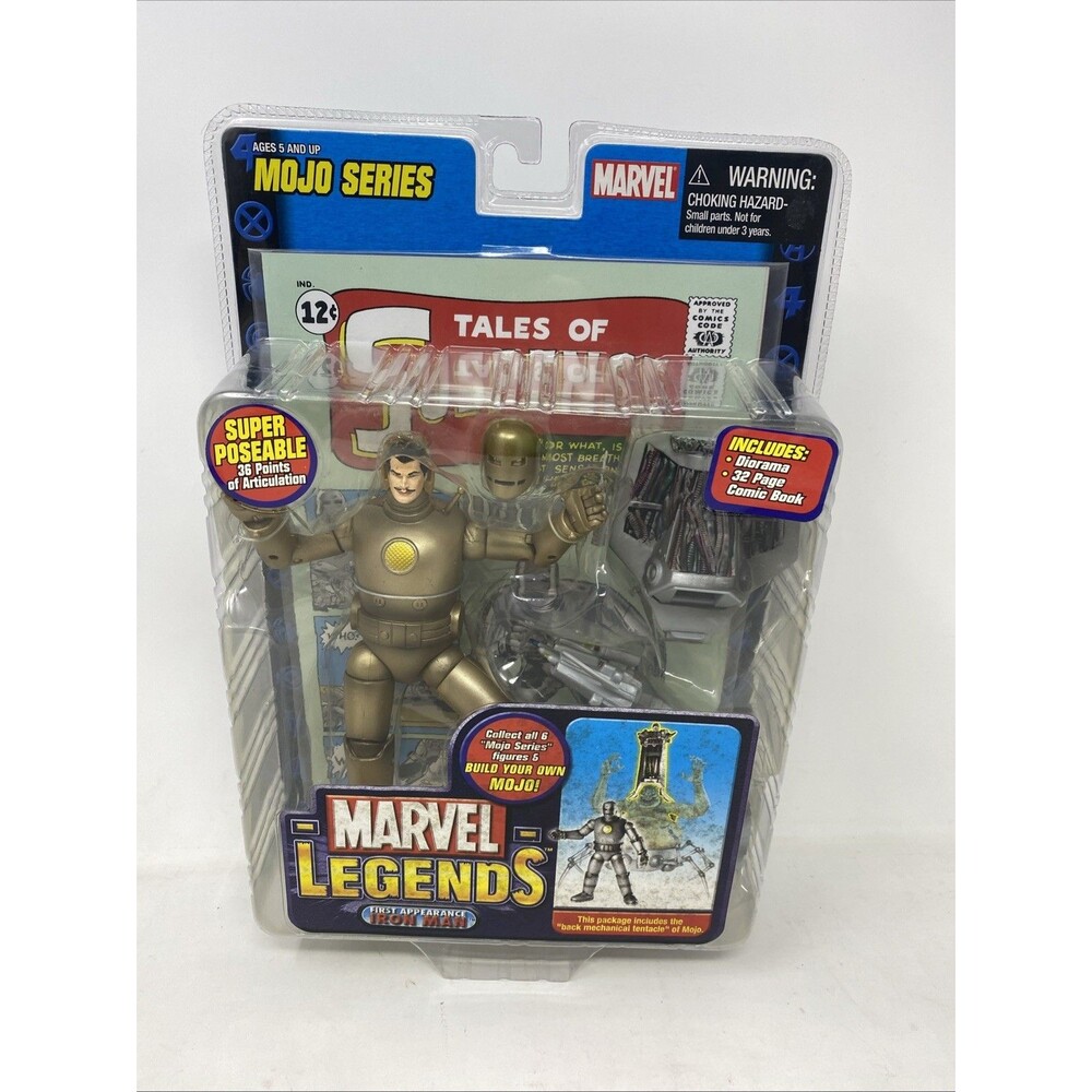 Marvel Legends First Appearance Iron Man GOLD Variant Toy Biz 2006 Mojo Series